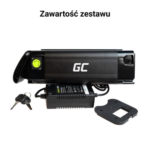 Green Cell - Bateria GC Silverfish do roweru elektrycznego E-Bike z ładowarką 36V 11.6Ah 417Wh Li-Ion XLR 3 PIN Green Cell - Bateria GC Silverfish do roweru elektrycznego E-Bike z ładowarką 36V 11.6Ah 417Wh Li-Ion XLR 3 PIN
