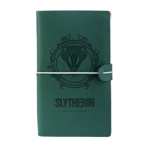 Harry Potter - Skórzany notatnik podróżny Slytherin 12x19,6 cm (Zielony) Harry Potter - Skórzany notatnik podróżny Slytherin 12x19,6 cm (Zielony)
