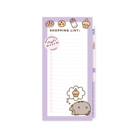 Pusheen - Notatnik z magnesem na lodówkę + ołówek z kolekcji Moments Pusheen - Notatnik z magnesem na lodówkę + ołówek z kolekcji Moments