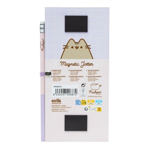 Pusheen - Notatnik z magnesem na lodówkę + ołówek z kolekcji Moments Pusheen - Notatnik z magnesem na lodówkę + ołówek z kolekcji Moments