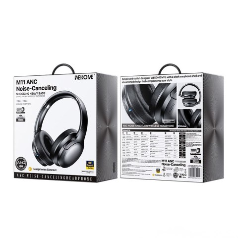 WEKOME M11 Enjoyer Series - Bezprzewodowe słuchawki nauszne Bluetooth V5.3 ANC (Czarny) WEKOME M11 Enjoyer Series - Bezprzewodowe słuchawki nauszne Bluetooth V5.3 ANC (Czarny)