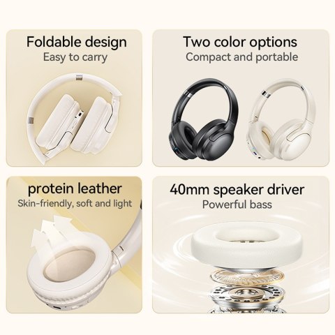 WEKOME M11 Enjoyer Series - Bezprzewodowe słuchawki nauszne Bluetooth V5.3 ANC (Czarny) WEKOME M11 Enjoyer Series - Bezprzewodowe słuchawki nauszne Bluetooth V5.3 ANC (Czarny)