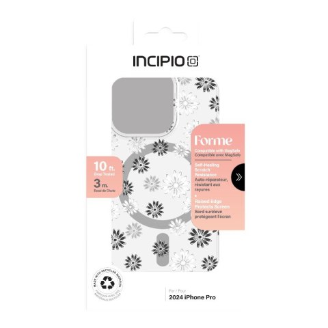 Incipio Forme MagSafe - Etui iPhone 16 Pro (Ditzy Floral Silver) Incipio Forme MagSafe - Etui iPhone 16 Pro (Ditzy Floral Silver)