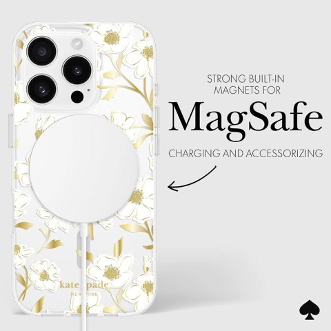 Kate Spade New York Protective Gems MagSafe - Etui iPhone 16 Pro (Sunshine Floral) Kate Spade New York Protective Gems MagSafe - Etui iPhone 16 Pro (Sunshine Floral)