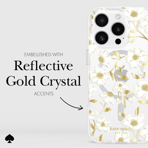 Kate Spade New York Protective Gems MagSafe - Etui iPhone 16 Pro (Sunshine Floral) Kate Spade New York Protective Gems MagSafe - Etui iPhone 16 Pro (Sunshine Floral)