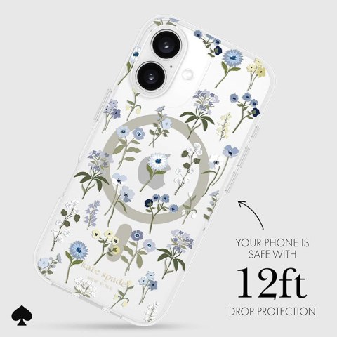 Kate Spade New York Protective MagSafe - Etui iPhone 16 (Precious Bloom) Kate Spade New York Protective MagSafe - Etui iPhone 16 (Precious Bloom)