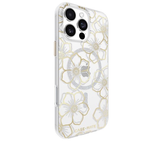 Case-Mate Floral Gems MagSafe - Etui iPhone 16 Pro Max (Gold) Case-Mate Floral Gems MagSafe - Etui iPhone 16 Pro Max (Gold)