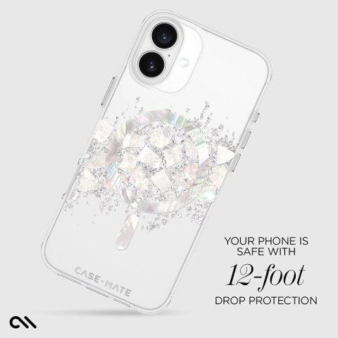 Case-Mate Karat MagSafe - Etui iPhone 16 Plus zdobione masą perłową (A Touch of Pearl) Case-Mate Karat MagSafe - Etui iPhone 16 Plus zdobione masą perłową (A Touch of Pearl)