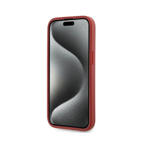 Karl Lagerfeld Diagonal Quilted Script - Etui iPhone 15 / 14 / 13 (czerwony) Karl Lagerfeld Diagonal Quilted Script - Etui iPhone 15 / 14 / 13 (czerwony)
