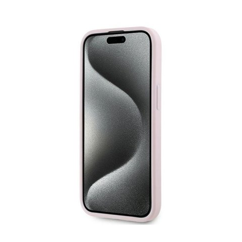 Karl Lagerfeld Diagonal Quilted Script - Etui iPhone 15 / 14 / 13 (różowy) Karl Lagerfeld Diagonal Quilted Script - Etui iPhone 15 / 14 / 13 (różowy)