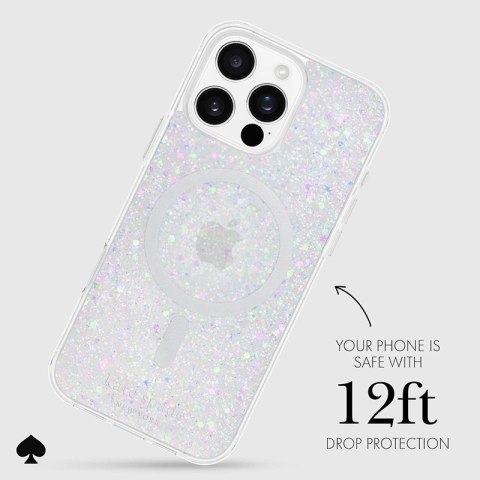 Kate Spade New York Protective MagSafe - Etui iPhone 16 Pro Max (Chunky Glitter) Kate Spade New York Protective MagSafe - Etui iPhone 16 Pro Max (Chunky Glitter)