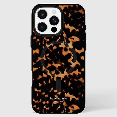 Kate Spade New York Protective MagSafe - Etui iPhone 16 Pro Max (Tortoise) Kate Spade New York Protective MagSafe - Etui iPhone 16 Pro Max (Tortoise)