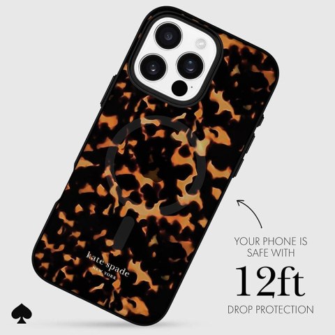 Kate Spade New York Protective MagSafe - Etui iPhone 16 Pro Max (Tortoise) Kate Spade New York Protective MagSafe - Etui iPhone 16 Pro Max (Tortoise)