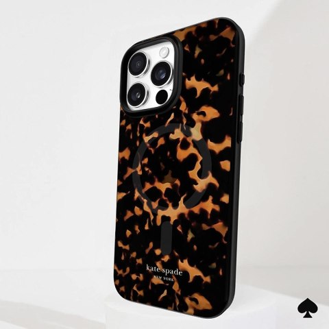 Kate Spade New York Protective MagSafe - Etui iPhone 16 Pro Max (Tortoise) Kate Spade New York Protective MagSafe - Etui iPhone 16 Pro Max (Tortoise)