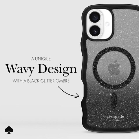 Kate Spade New York Wavy MagSafe - Etui iPhone 16 Plus (Nightfall) Kate Spade New York Wavy MagSafe - Etui iPhone 16 Plus (Nightfall)
