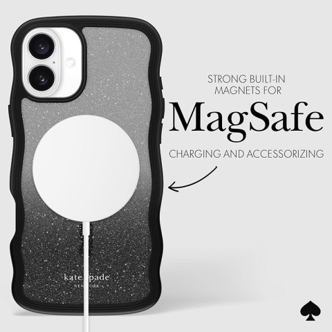 Kate Spade New York Wavy MagSafe - Etui iPhone 16 Plus (Nightfall) Kate Spade New York Wavy MagSafe - Etui iPhone 16 Plus (Nightfall)