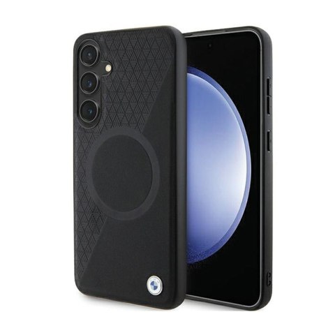 BMW Leather Half Textured & Circle MagSafe - Etui Samsung Galaxy S24 (czarny) BMW Leather Half Textured & Circle MagSafe - Etui Samsung Galaxy S24 (czarny)