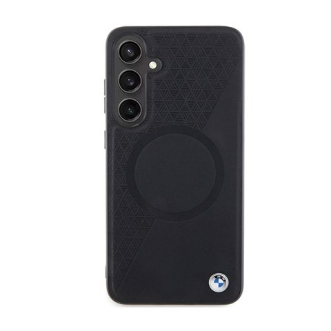 BMW Leather Half Textured & Circle MagSafe - Etui Samsung Galaxy S24 (czarny) BMW Leather Half Textured & Circle MagSafe - Etui Samsung Galaxy S24 (czarny)