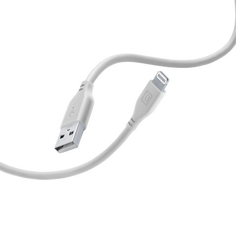 Cellularline Soft Cable - Kabel USB-A do Lightning certyfikat MFi 1.2 m (szary) Cellularline Soft Cable - Kabel USB-A do Lightning certyfikat MFi 1.2 m (szary)