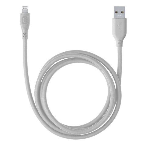 Cellularline Soft Cable - Kabel USB-A do Lightning certyfikat MFi 1.2 m (szary) Cellularline Soft Cable - Kabel USB-A do Lightning certyfikat MFi 1.2 m (szary)