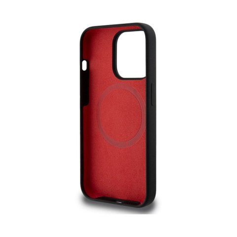 Ferrari Printed Ring MagSafe - Etui iPhone 15 Pro Max (czarny) Ferrari Printed Ring MagSafe - Etui iPhone 15 Pro Max (czarny)