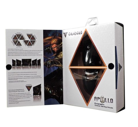 Gamdias Apollo Optical - Mysz dla graczy (3200 DPI) Gamdias Apollo Optical - Mysz dla graczy (3200 DPI)