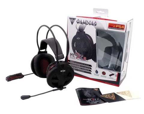 Gamdias Hebe V2 - Słuchawki stereofoniczne dla graczy z mikrofonem (PC-PS4) Gamdias Hebe V2 - Słuchawki stereofoniczne dla graczy z mikrofonem (PC-PS4)