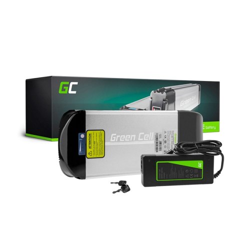 Green Cell - Bateria do roweru elektrycznego E-Bike z ładowarką 36V 15Ah 540Wh Li-Ion 5.5x2.1mm Green Cell - Bateria do roweru elektrycznego E-Bike z ładowarką 36V 15Ah 540Wh Li-Ion 5.5x2.1mm