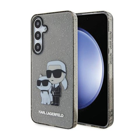 Karl Lagerfeld IML Glitter Karl & Choupette - Etui Samsung Galaxy S24+ (czarny) Karl Lagerfeld IML Glitter Karl & Choupette - Etui Samsung Galaxy S24+ (czarny)