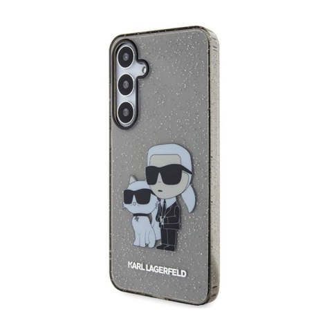 Karl Lagerfeld IML Glitter Karl & Choupette - Etui Samsung Galaxy S24+ (czarny) Karl Lagerfeld IML Glitter Karl & Choupette - Etui Samsung Galaxy S24+ (czarny)