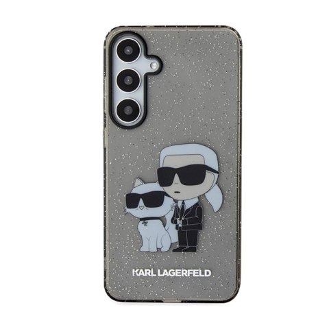 Karl Lagerfeld IML Glitter Karl & Choupette - Etui Samsung Galaxy S24+ (czarny) Karl Lagerfeld IML Glitter Karl & Choupette - Etui Samsung Galaxy S24+ (czarny)