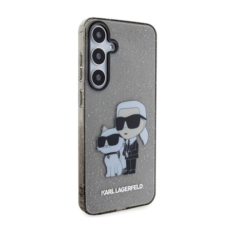 Karl Lagerfeld IML Glitter Karl & Choupette - Etui Samsung Galaxy S24+ (czarny) Karl Lagerfeld IML Glitter Karl & Choupette - Etui Samsung Galaxy S24+ (czarny)