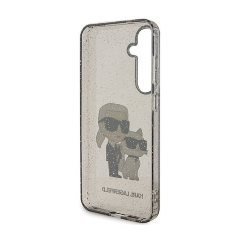 Karl Lagerfeld IML Glitter Karl & Choupette - Etui Samsung Galaxy S24+ (czarny) Karl Lagerfeld IML Glitter Karl & Choupette - Etui Samsung Galaxy S24+ (czarny)
