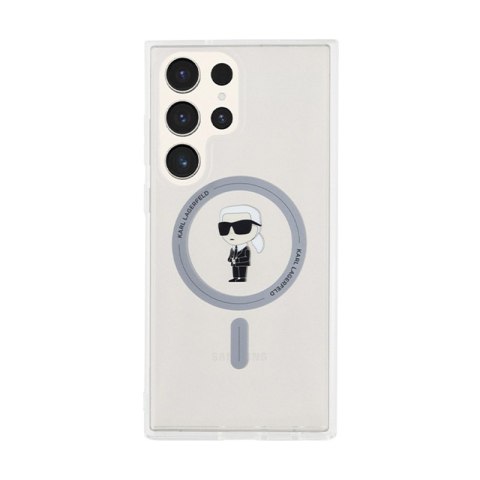 Karl Lagerfeld IML Ikonik MagSafe - Etui Samsung Galaxy S23 Ultra (przezroczysty) Karl Lagerfeld IML Ikonik MagSafe - Etui Samsung Galaxy S23 Ultra (przezroczysty)
