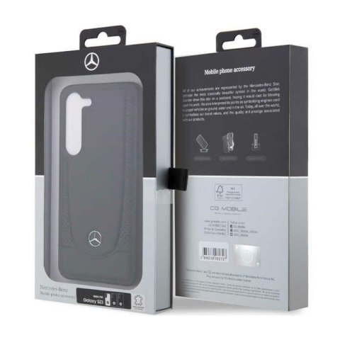 Mercedes Leather Urban Line - Etui Samsung Galaxy S23 FE (czarny) Mercedes Leather Urban Line - Etui Samsung Galaxy S23 FE (czarny)