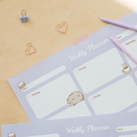 Pusheen - Planner tygodniowy z kolekcji Moments 54 strony A3 Pusheen - Planner tygodniowy z kolekcji Moments 54 strony A3