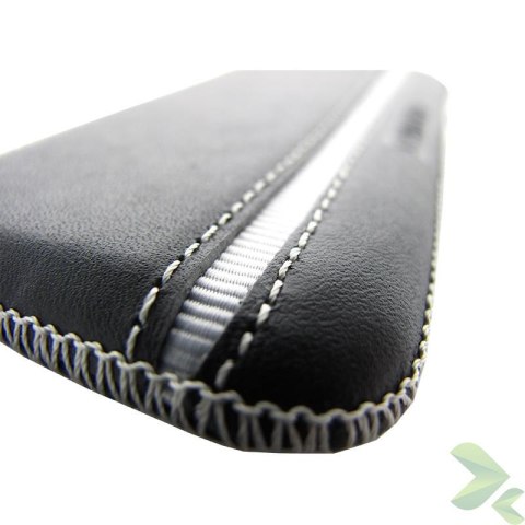 Valenta Pocket Stripe - Skórzane etui wsuwka (czarny) Valenta Pocket Stripe - Skórzane etui wsuwka (czarny)