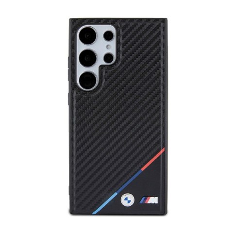 BMW Carbon Tricolor Line MagSafe - Etui Samsung Galaxy S24 Ultra (czarny) BMW Carbon Tricolor Line MagSafe - Etui Samsung Galaxy S24 Ultra (czarny)
