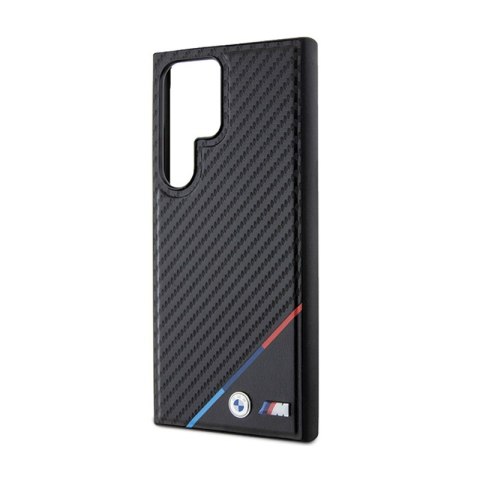 BMW Carbon Tricolor Line MagSafe - Etui Samsung Galaxy S24 Ultra (czarny) BMW Carbon Tricolor Line MagSafe - Etui Samsung Galaxy S24 Ultra (czarny)