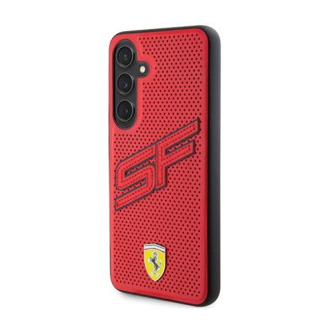 Ferrari Big SF Perforated - Etui Samsung Galaxy S24+ (czerwony) Ferrari Big SF Perforated - Etui Samsung Galaxy S24+ (czerwony)