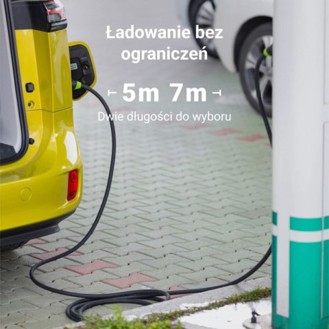 Green Cell - Kabel GC Snap Typ 2 do ładowania EV 11kW 7m 16A do Tesla Model Y / 3 / S / X, Kia EV6, VW ID.4 / ID.5, BMW i4 / iX, Green Cell - Kabel GC Snap Typ 2 do ładowania EV 11kW 7m 16A do Tesla Model Y / 3 / S / X, Kia EV6, VW ID.4 / ID.5, BMW i4 / iX,