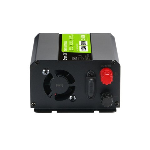 Green Cell - Przetwornica napięcia Inwerter DUO 12V/24V na 230V 300W/600W Modyfikowana sinusoida Green Cell - Przetwornica napięcia Inwerter DUO 12V/24V na 230V 300W/600W Modyfikowana sinusoida