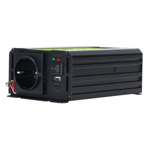 Green Cell - Przetwornica napięcia Inwerter DUO 12V/24V na 230V 300W/600W Modyfikowana sinusoida Green Cell - Przetwornica napięcia Inwerter DUO 12V/24V na 230V 300W/600W Modyfikowana sinusoida