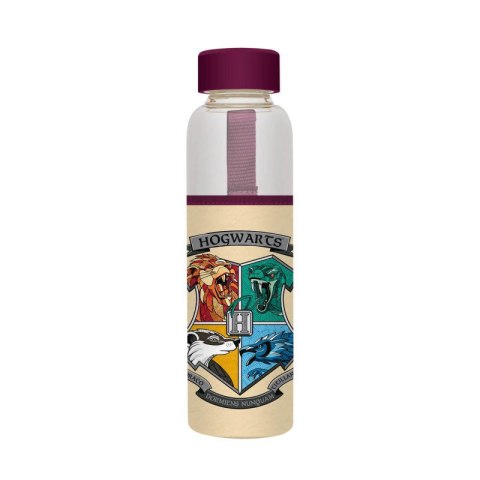 Harry Potter - Butelka na wodę ze szkła 500 ml (Hogwarts) Harry Potter - Butelka na wodę ze szkła 500 ml (Hogwarts)