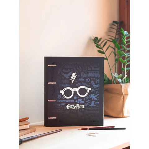 Harry Potter - Segregator A4 z kartkami (4 ringi, gumka) Harry Potter - Segregator A4 z kartkami (4 ringi, gumka)