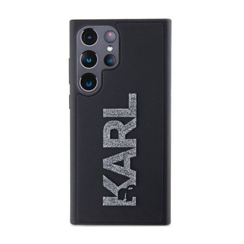 Karl Lagerfeld 3D Rubber Glitter Logo - Etui Samsung Galaxy S23 Ultra (czarny) Karl Lagerfeld 3D Rubber Glitter Logo - Etui Samsung Galaxy S23 Ultra (czarny)