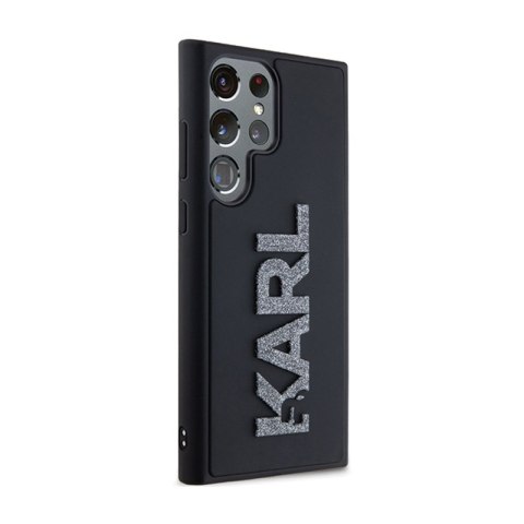 Karl Lagerfeld 3D Rubber Glitter Logo - Etui Samsung Galaxy S23 Ultra (czarny) Karl Lagerfeld 3D Rubber Glitter Logo - Etui Samsung Galaxy S23 Ultra (czarny)