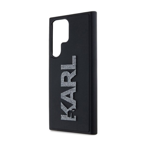 Karl Lagerfeld 3D Rubber Glitter Logo - Etui Samsung Galaxy S23 Ultra (czarny) Karl Lagerfeld 3D Rubber Glitter Logo - Etui Samsung Galaxy S23 Ultra (czarny)