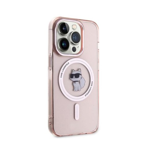 Karl Lagerfeld IML Choupette MagSafe - Etui iPhone 14 Pro (różowy) Karl Lagerfeld IML Choupette MagSafe - Etui iPhone 14 Pro (różowy)