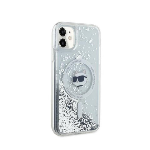 Karl Lagerfeld Liquid Glitter Choupette Head MagSafe - Etui iPhone 11 (przezroczysty) Karl Lagerfeld Liquid Glitter Choupette Head MagSafe - Etui iPhone 11 (przezroczysty)